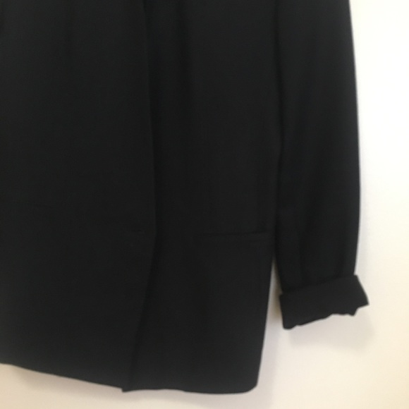 Single button blazer with white leather detail - Picture 8 of 8